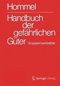 bokomslag Handbuch der gefhrlichen Gter. Gruppenmerkbltter