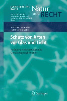 bokomslag Schutz von Arten vor Glas und Licht