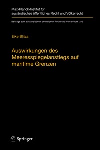 bokomslag Auswirkungen des Meeresspiegelanstiegs auf maritime Grenzen