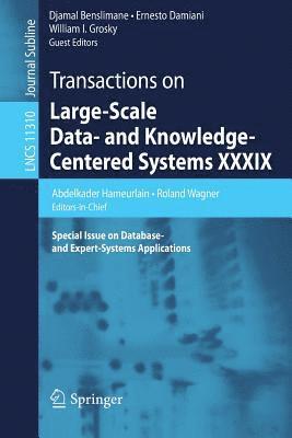 bokomslag Transactions on Large-Scale Data- and Knowledge-Centered Systems XXXIX