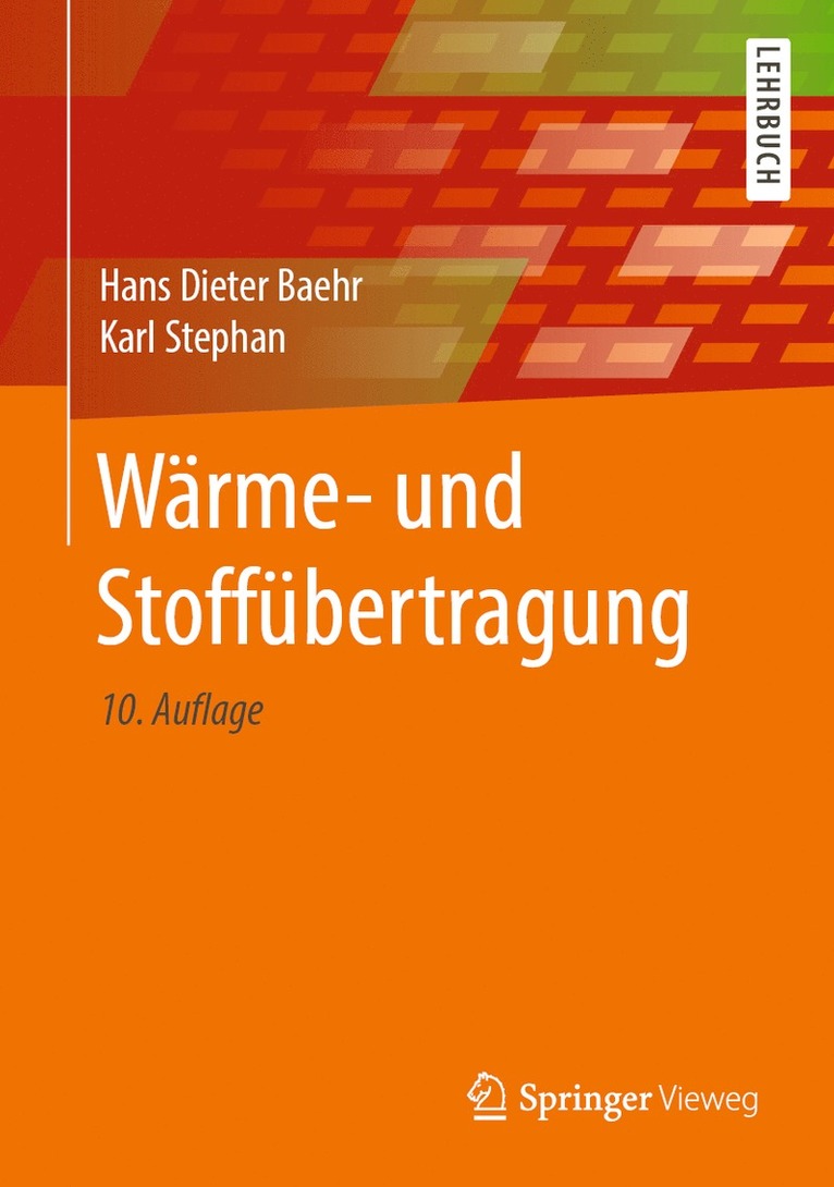 Wrme- und Stoffbertragung 1