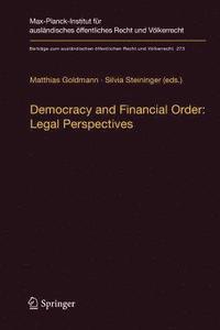 bokomslag Democracy and Financial Order: Legal Perspectives