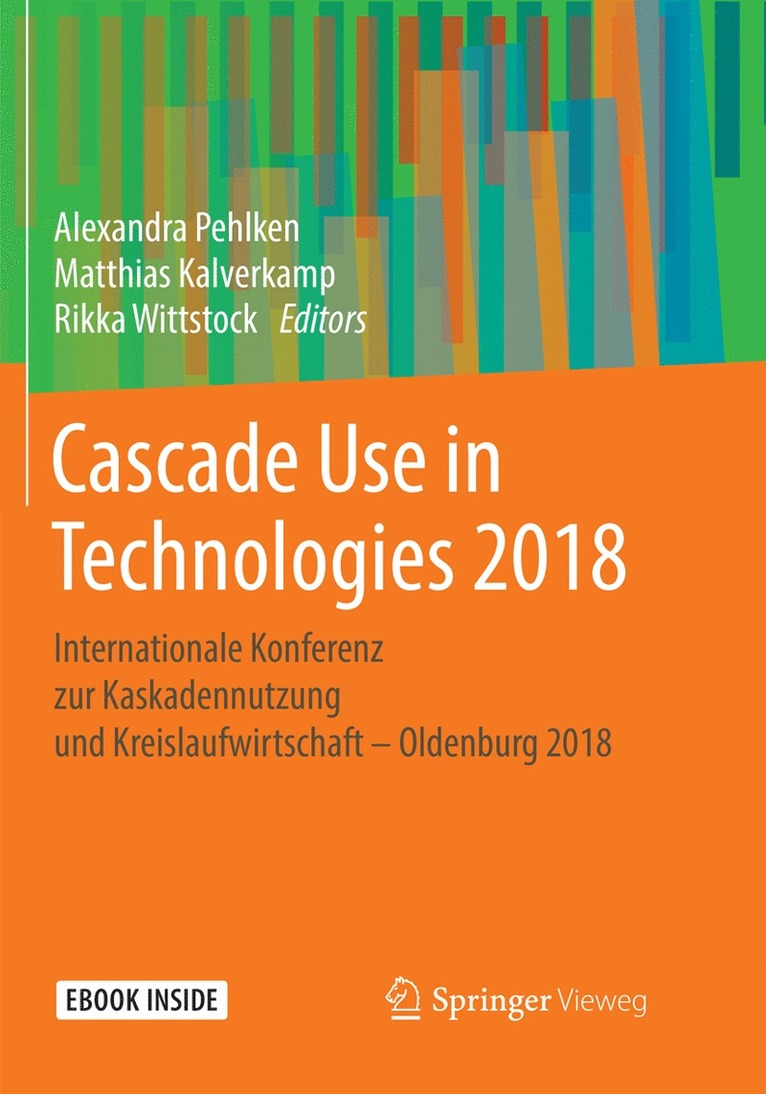 Alexandra Pehlken, Matthias Kalverkamp, Rikka Wittstock - Cascade Use in Technologies 2018, Häftad