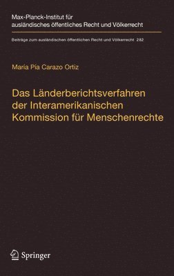 bokomslag Das Lnderberichtsverfahren der Interamerikanischen Kommission fr Menschenrechte