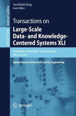 Transactions on Large-Scale Data- and Knowledge-Centered Systems XLI 1