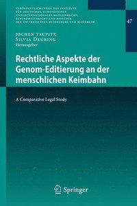 bokomslag Rechtliche Aspekte der Genom-Editierung an der menschlichen Keimbahn