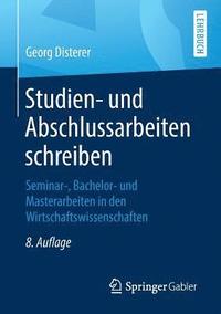 bokomslag Studien- und Abschlussarbeiten schreiben