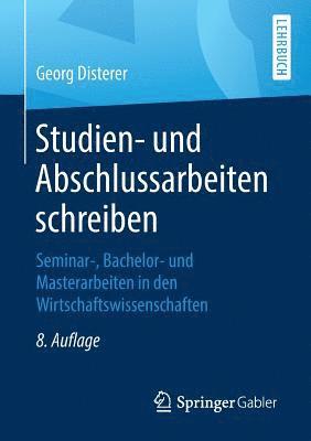 Studien- und Abschlussarbeiten schreiben 1