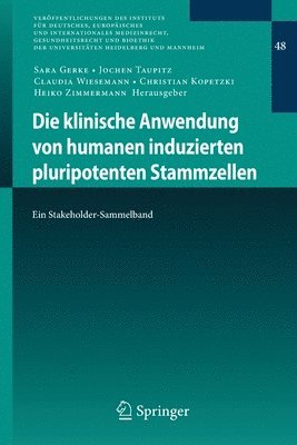 bokomslag Die klinische Anwendung von humanen induzierten pluripotenten Stammzellen