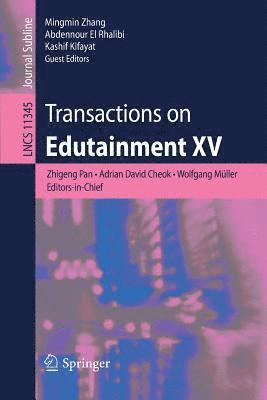 bokomslag Transactions on Edutainment XV