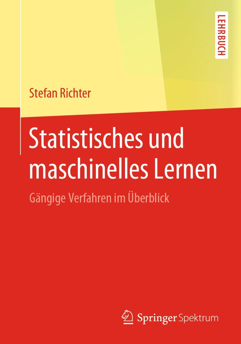 Stefan Richter - Statistisches und maschinelles Lernen, Häftad