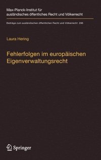 bokomslag Fehlerfolgen im europischen Eigenverwaltungsrecht