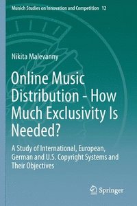 bokomslag Online Music Distribution - How Much Exclusivity Is Needed?