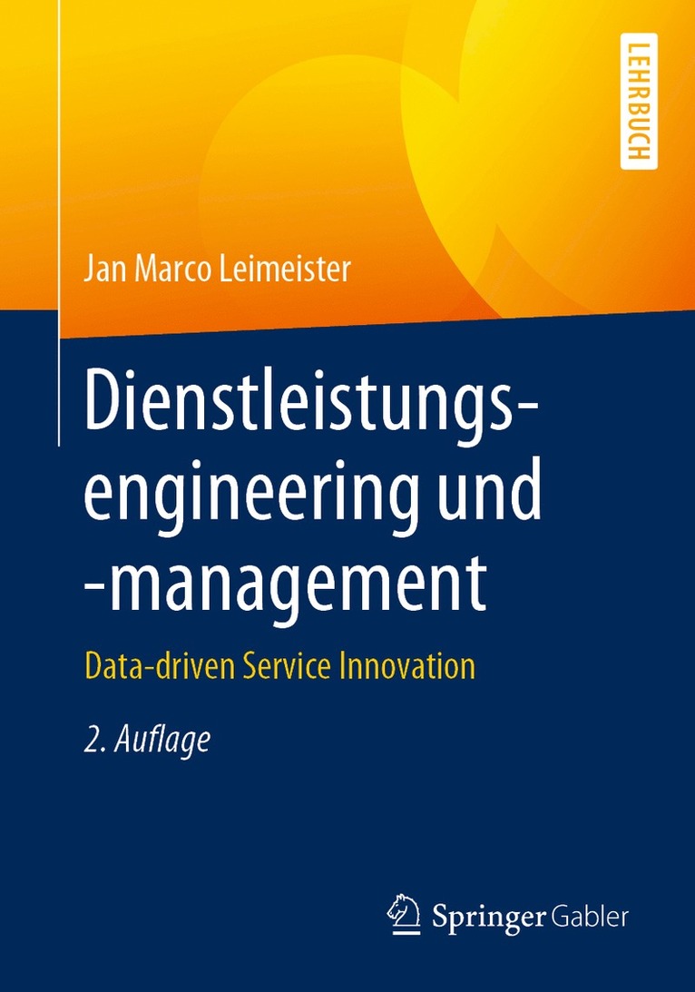 Jan Marco Leimeister - Dienstleistungsengineering und -management, Häftad