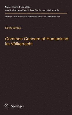 bokomslag Common Concern of Humankind im Vlkerrecht