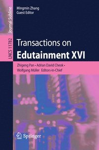 bokomslag Transactions on Edutainment XVI