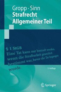 bokomslag Strafrecht  Allgemeiner Teil