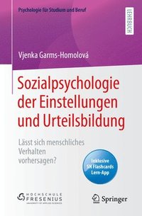 bokomslag Sozialpsychologie der Einstellungen und Urteilsbildung