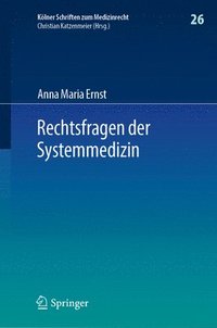 bokomslag Rechtsfragen der Systemmedizin