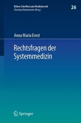 bokomslag Rechtsfragen der Systemmedizin