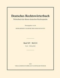 bokomslag Deutsches Rechtswrterbuch