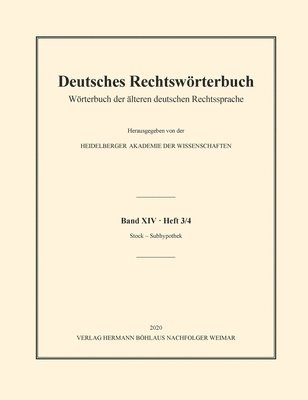 bokomslag Deutsches Rechtswrterbuch