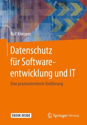 bokomslag Datenschutz fur Softwareentwicklung und IT