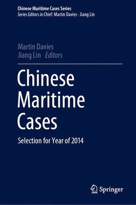 bokomslag Chinese Maritime Cases