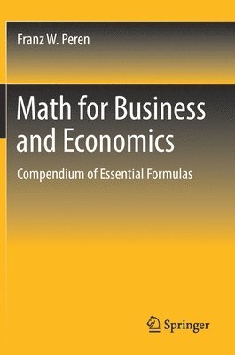 bokomslag Math for Business and Economics