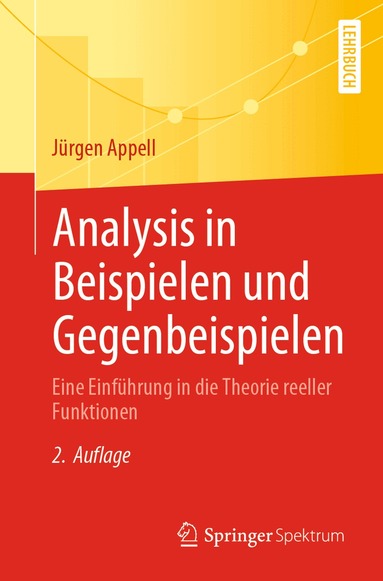 Jürgen Appell - Analysis in Beispielen und Gegenbeispielen, Häftad