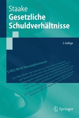 bokomslag Gesetzliche Schuldverhltnisse