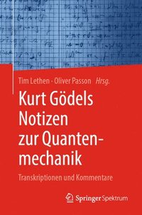 bokomslag Kurt Gdels Notizen zur Quantenmechanik