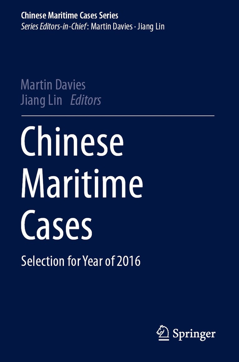 Martin Davies, Jiang Lin - Chinese Maritime Cases, Häftad