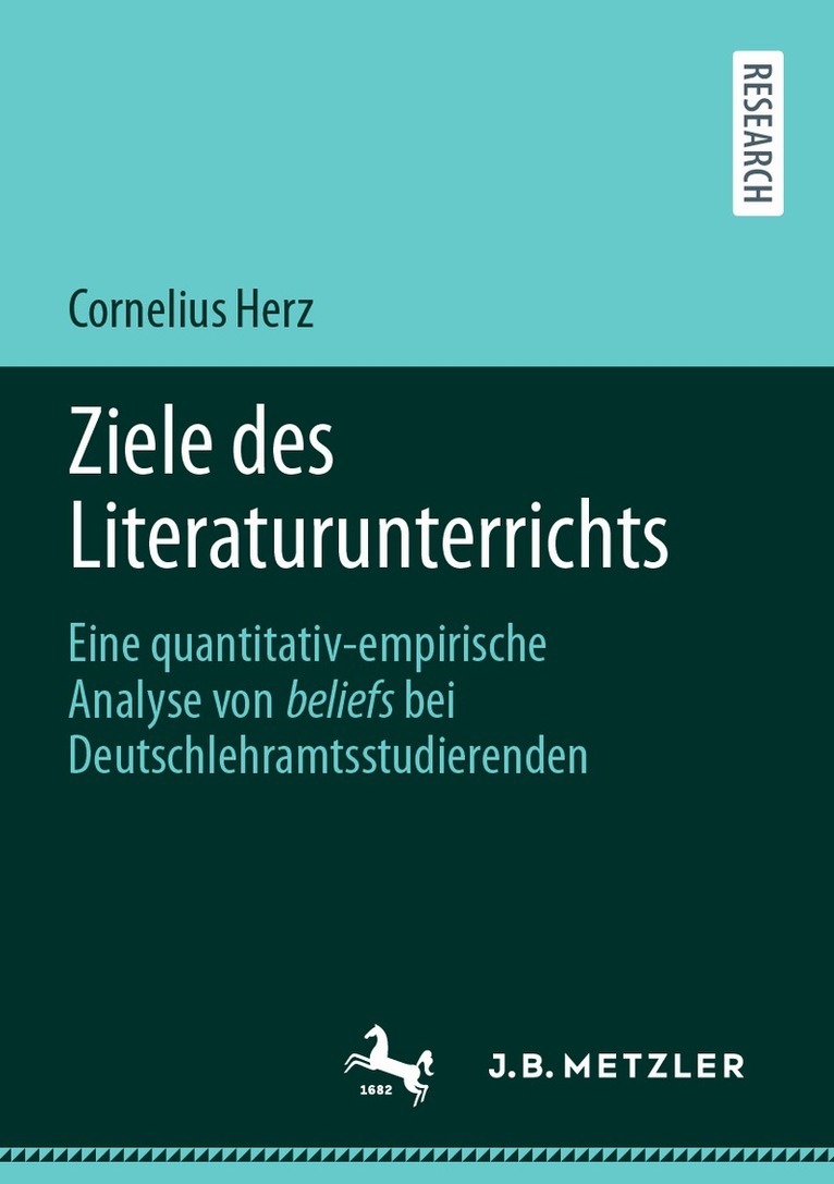 Cornelius Herz - Ziele des Literaturunterrichts, Häftad