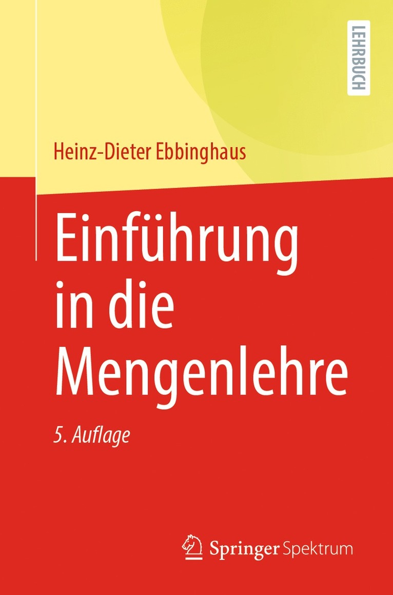 Heinz-Dieter Ebbinghaus - Einführung in die Mengenlehre, Häftad