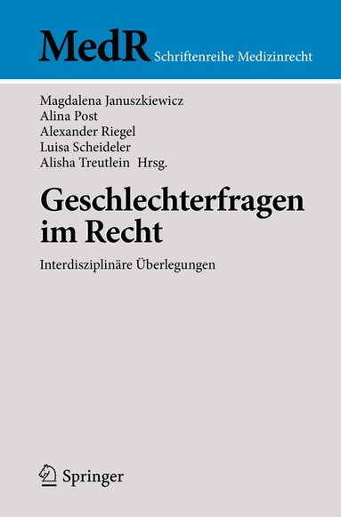 Magdalena Januszkiewicz, Alina Post, Alexander Riegel, Luisa Scheideler, Alisha Treutlein - Geschlechterfragen im Recht, Häftad