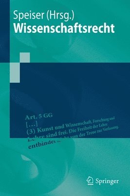 Wissenschaftsrecht 1