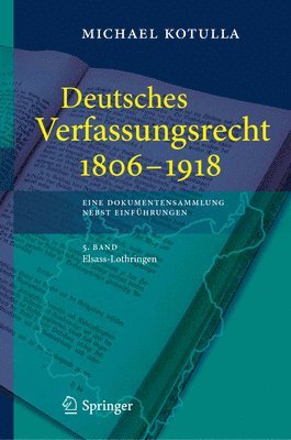 Deutsches Verfassungsrecht 1806 - 1918 1