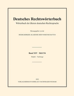 Heidelberger Akademie der Wissenschaften, Heidelberger Akademie Der Wissenschaften - Deutsches Rechtswörterbuch, Häftad