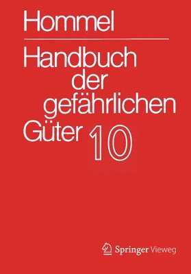Handbuch der gefhrlichen Gter. Band 10: Merkbltter 3735-3934 1