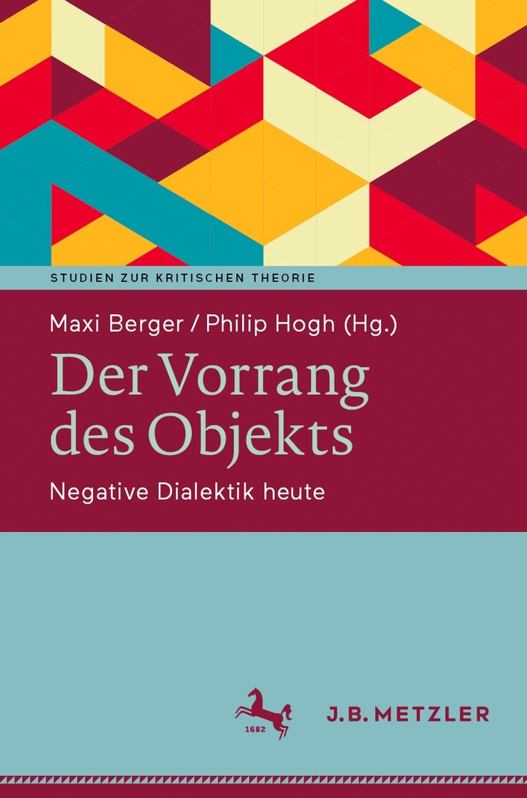 Maxi Berger, Philip Hogh - Der Vorrang des Objekts, Häftad