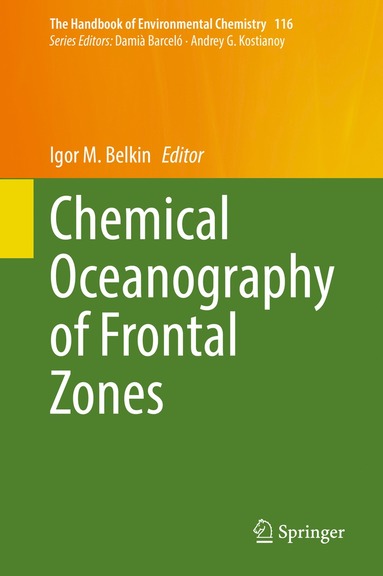 bokomslag Chemical Oceanography of Frontal Zones