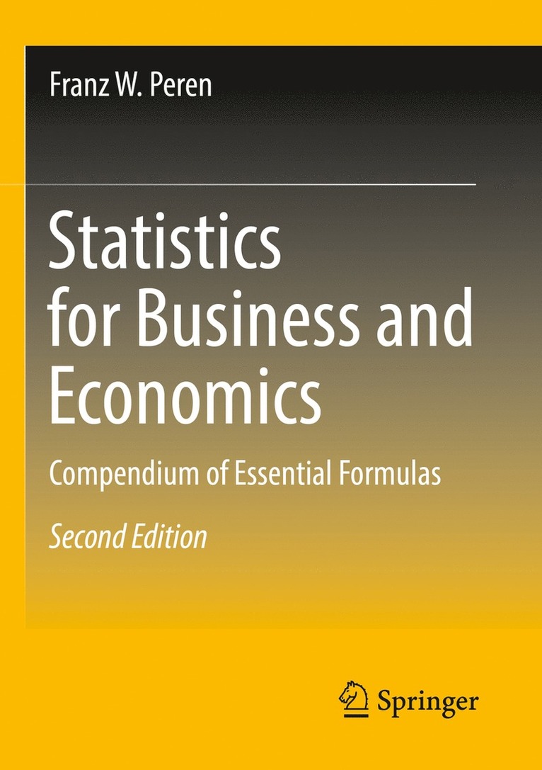 Statistics for Business and Economics 1