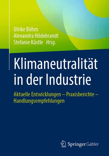 Ulrike Böhm, Alexandra Hildebrandt, Stefanie Kästle - Klimaneutralität in der Industrie, Häftad