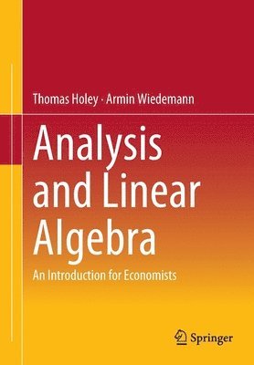 Analysis and Linear Algebra 1