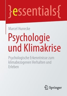 bokomslag Psychologie und Klimakrise