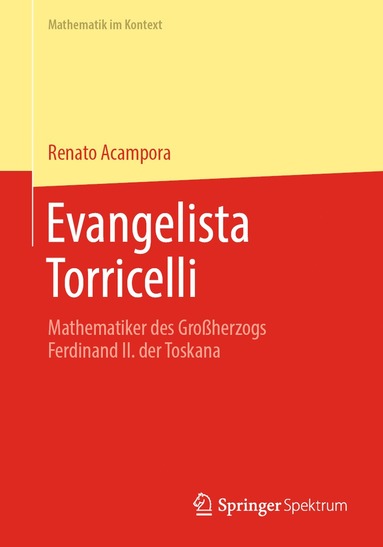 bokomslag Evangelista Torricelli