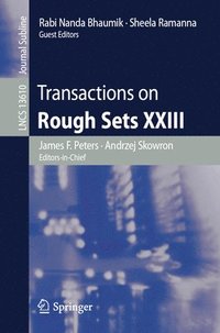 bokomslag Transactions on Rough Sets XXIII