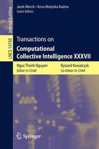bokomslag Transactions on Computational Collective Intelligence XXXVII