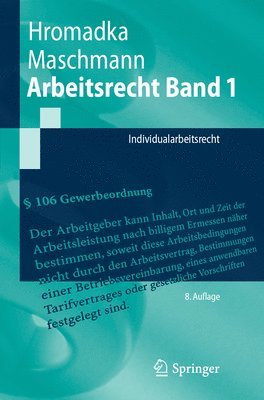 Arbeitsrecht Band 1 1